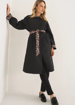 Camomilla Milano Giubbini|Trench-Trench Thom con dettagli maculati