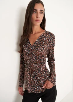 Camomilla Milano T-Shirt-T-shirt Sandra con arricciatura in vita
