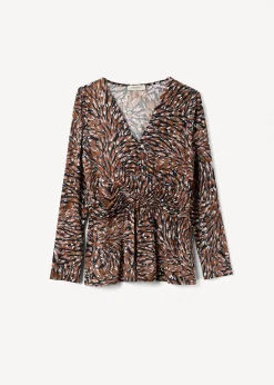 Camomilla Milano T-Shirt-T-shirt Sandra con arricciatura in vita