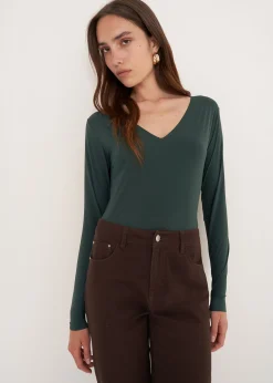 Camomilla Milano T-Shirt-T-shirt Sara con scollo a V