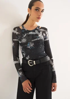 Camomilla Milano T-Shirt-T-shirt Sasha stampa allover