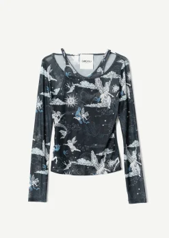 Camomilla Milano T-Shirt-T-shirt Sasha stampa allover