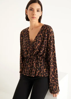Camomilla Milano T-Shirt-T-shirt Scarlett effetto incrociato