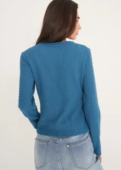 Camomilla Milano T-Shirt-T-shirt Simply a rilievo con scollo a V